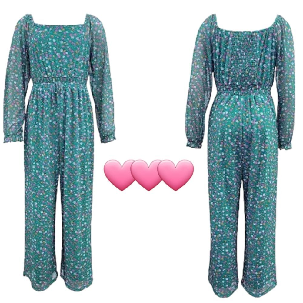 Three Pink Hearts Power Mesh Jumpsuit - S